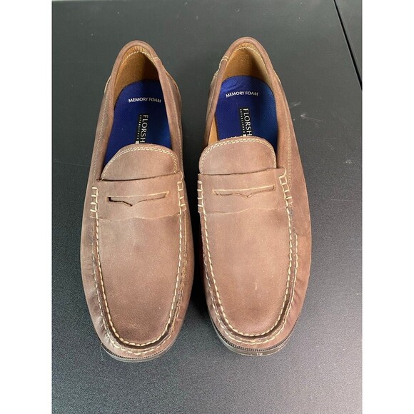 Florsheim leather loafers wide width - Picture 1 of 6